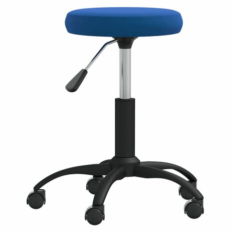 Massagekruk fluweel blauw 2