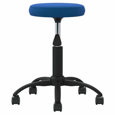 Massagekruk fluweel blauw 3