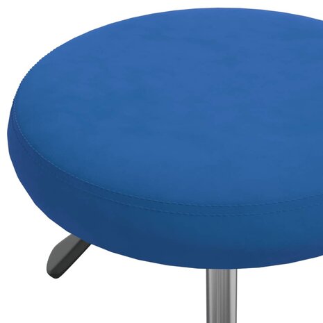 Massagekruk fluweel blauw 5