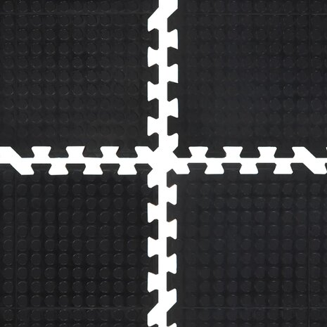 Rubbertegel 12 mm 90x120 cm zwart 6