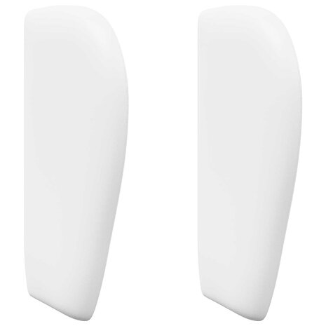 Hoofdbord oor Wit 40 x 23 x 6 cm PVC 2