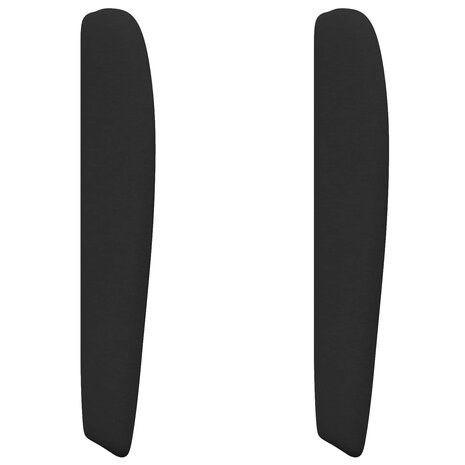 Hoofdbord oor Zwart 80 x 23 x 6 cm Stof 2
