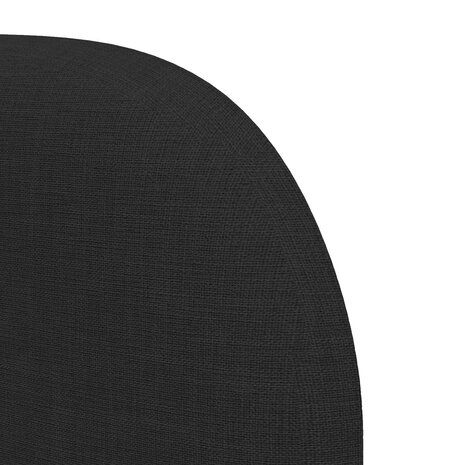 Hoofdbord oor Zwart 80 x 23 x 6 cm Stof 9