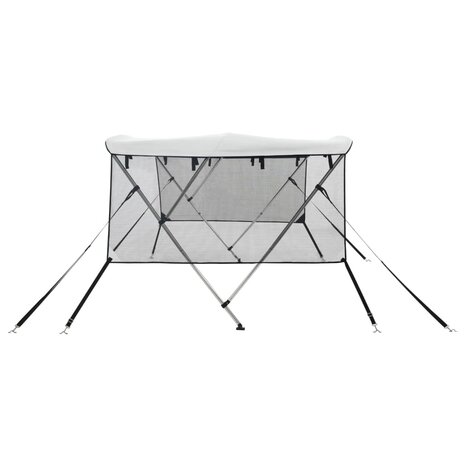 Biminitop 3 bogen met mesh zijwanden 183x(137-152)x137 cm 7