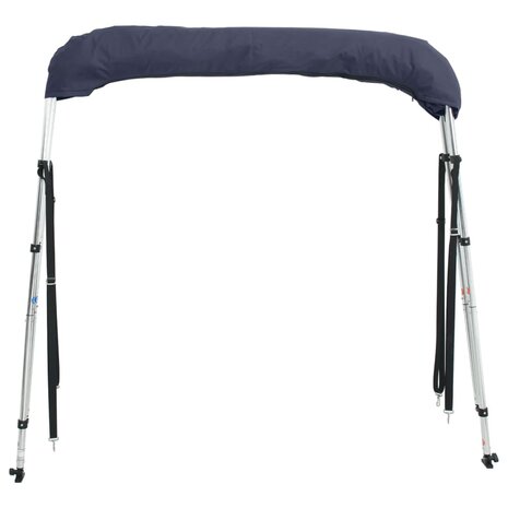 Biminitop 3 bogen met mesh zijwanden 183x(185-198)x137 cm 6