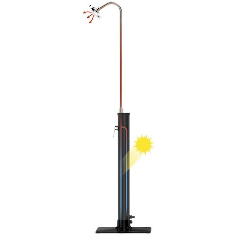 Bestway Buitendouche Solar Flow 8 L zwart 5