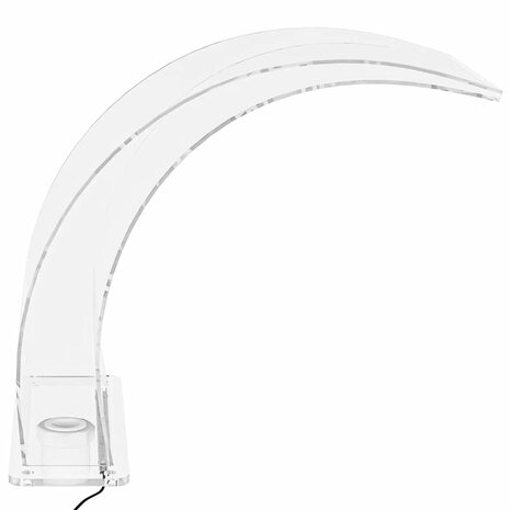 Zwembadfontein met RGB LED's 50 cm acryl 8
