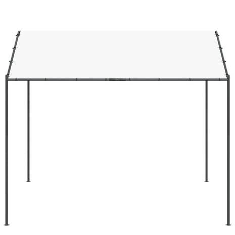Prieel Wit 4 x 4 x 2,6 m Staal en Polyester 4