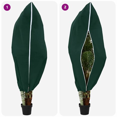 Plantenbeschermhoes 5 pcs Groen 1,8 x 1,2 m 10