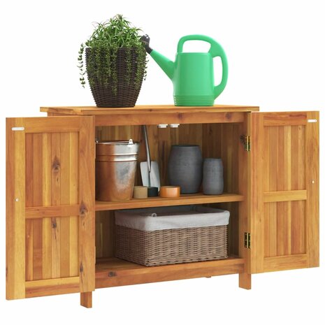 Tuinkast 75x33x107 cm massief acaciahout 6