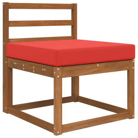 Buiten bankkussen Rood 60 x 60 x 8 cm Polyester 3