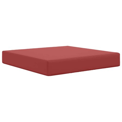 Buiten bankkussen Wijnrood 60 x 60 x 8 cm Polyester 5