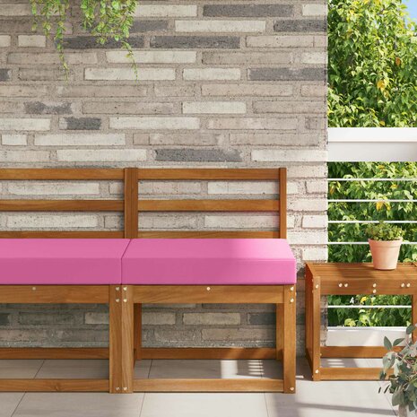 Buiten bankkussen Roze 60 x 60 x 8 cm Polyester 1