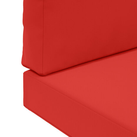 Buiten bankkussen 2 pcs Rood Polyester 9