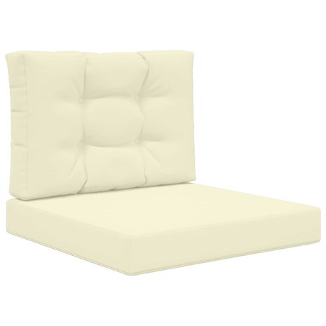 Buiten bankkussen 2 pcs Cr&egrave;me Polyester 2