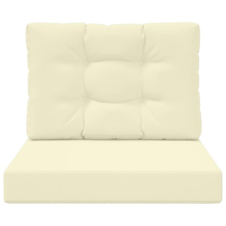 Buiten bankkussen 2 pcs Cr&egrave;me Polyester 6