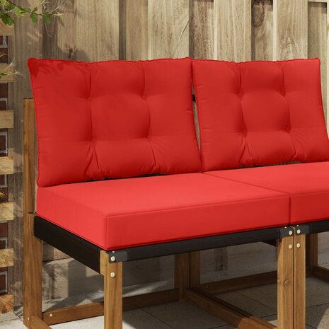 Buiten bankkussen 2 pcs Rood Polyester 1