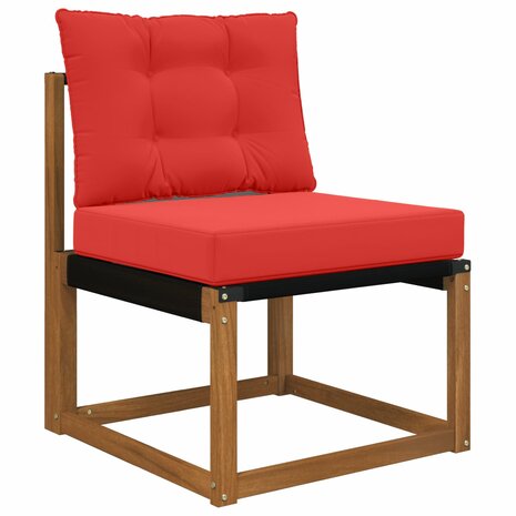 Buiten bankkussen 2 pcs Rood Polyester 3
