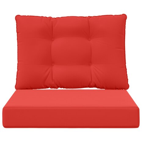 Buiten bankkussen 2 pcs Rood Polyester 6