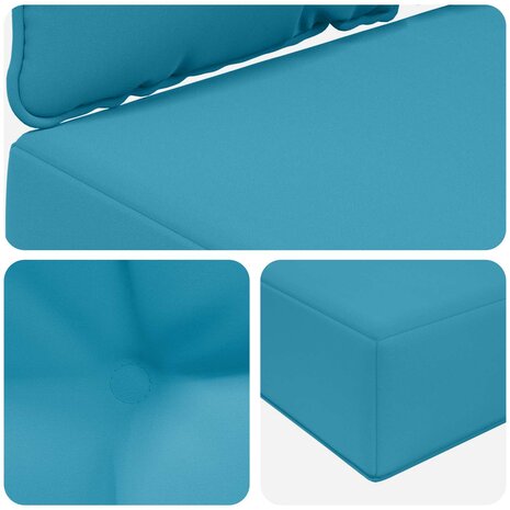 Buiten bankkussen 2 pcs Koninklijk Blauw Polyester 8