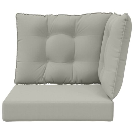 Buiten bankkussen 3 pcs Grijs Polyester 6