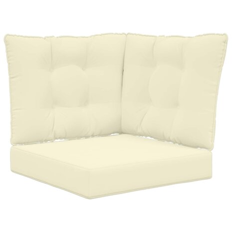 Buiten bankkussen 3 pcs Cr&egrave;me Polyester 2