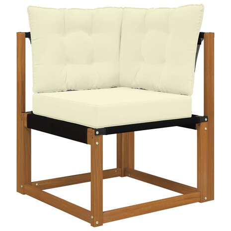 Buiten bankkussen 3 pcs Cr&egrave;me Polyester 3