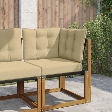 Buiten bankkussen 3 pcs Beige Polyester 1