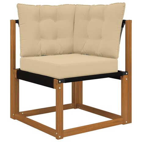 Buiten bankkussen 3 pcs Beige Polyester 3