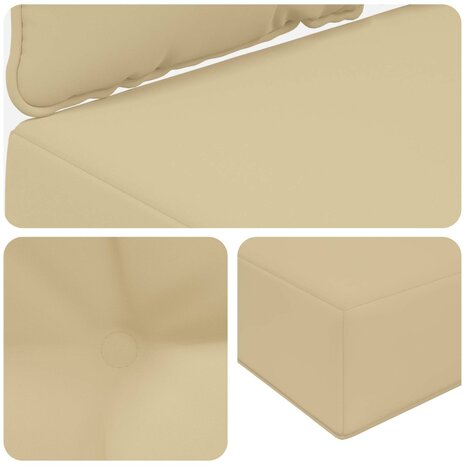 Buiten bankkussen 3 pcs Beige Polyester 8