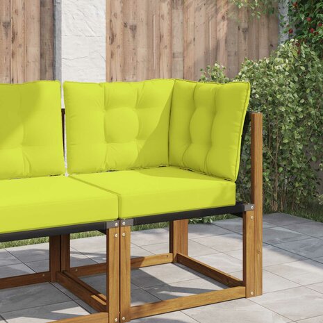 Buiten bankkussen 3 pcs Groen Polyester 1