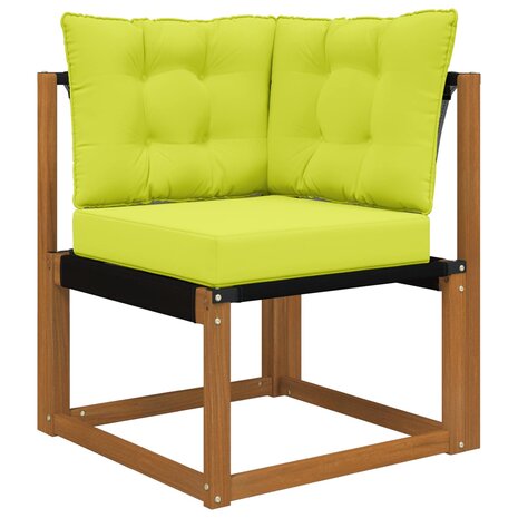 Buiten bankkussen 3 pcs Groen Polyester 3
