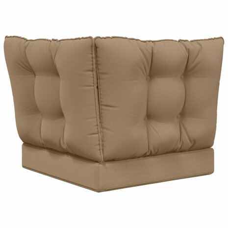 Buiten bankkussen 3 pcs Taupe Polyester 7