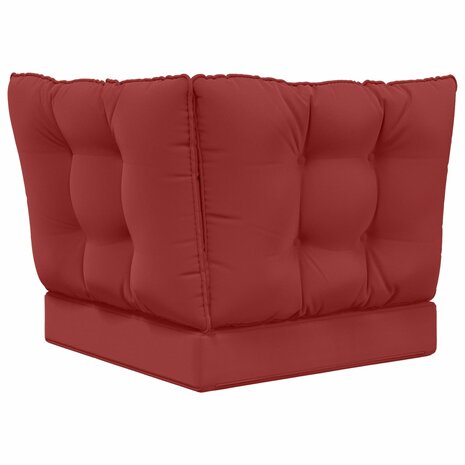 Buiten bankkussen 3 pcs Wijnrood Polyester 7