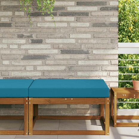 Buiten bankkussen Koninklijk Blauw 80 x 80 x 8 cm Polyester 1
