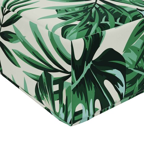 Buiten bankkussen Bladpatroon 80 x 80 x 8 cm Polyester 6
