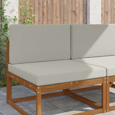Buiten bankkussen 2 pcs Grijs Polyester 1
