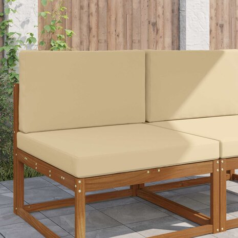 Buiten bankkussen 2 pcs Beige Polyester 1