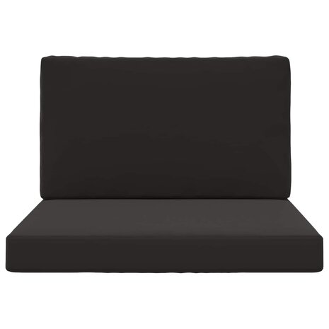 Buiten bankkussen 2 pcs Zwart Polyester 6