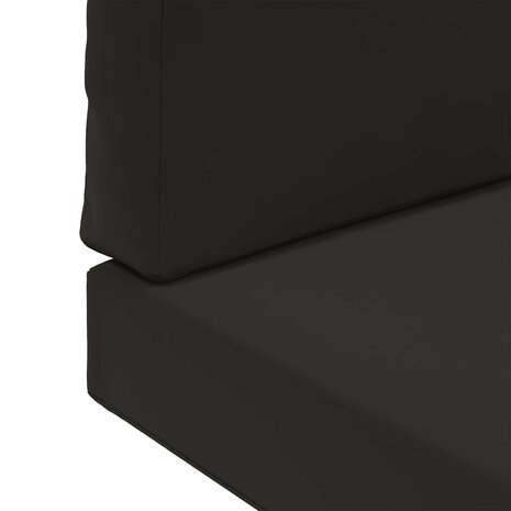 Buiten bankkussen 2 pcs Zwart Polyester 9