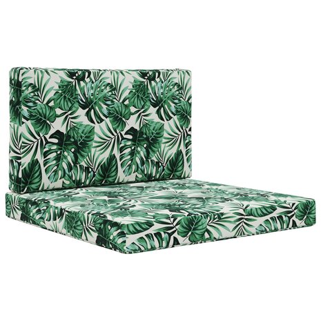 Buiten bankkussen 2 pcs Bladpatroon Polyester 2