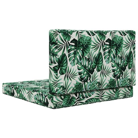 Buiten bankkussen 2 pcs Bladpatroon Polyester 7