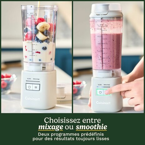 Blender Cuisinart PBL100E Blast&Go 120 W Wit 500 ml 8