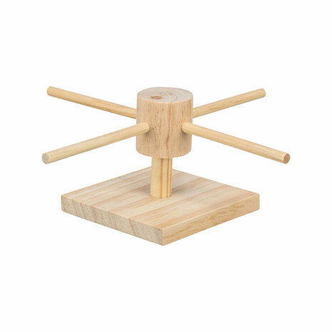 Cavia voerbak Trixie Bruin Hout 22 x 8 x 22 cm 2