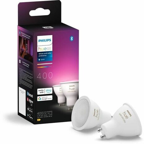 Ledlamp Philips Wit E GU10 400 lm 2 Stuks (6500 K) 5