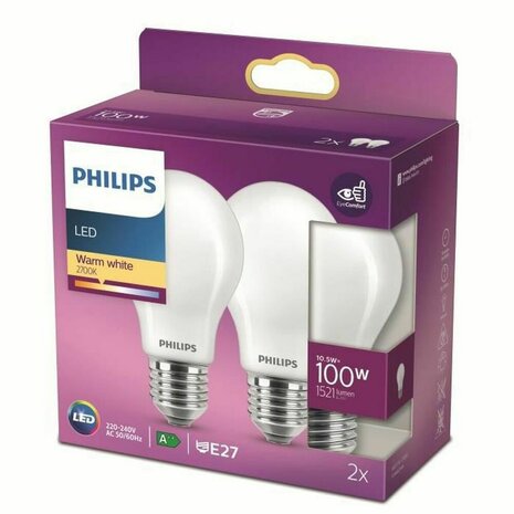 Ledlamp Philips Equivalent 100 W E27 Wit D (2700 K) (2 Stuks) 3