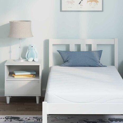 Matras Wit 80 x 160 cm Jacquard stof 7
