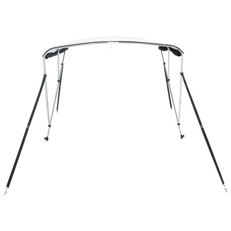 Biminitop 3 bogen met mesh zijwanden 183x(185-198)x137 cm 5