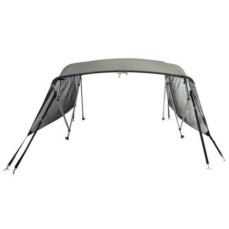 Biminitop 4 bogen met mesh zijwanden 243x(185-198)x137 cm 4