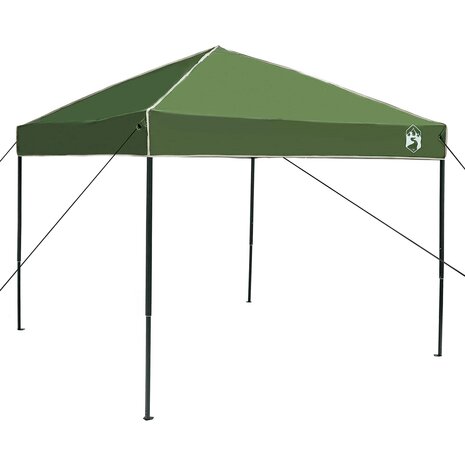 Camping Tent Set met dak met opslag 2 pcs Groen Taffeta en Stof 7